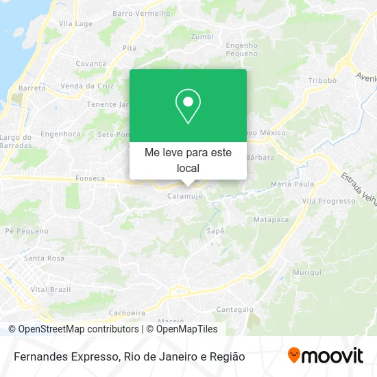 Fernandes Expresso mapa