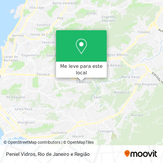 Peniel Vidros mapa