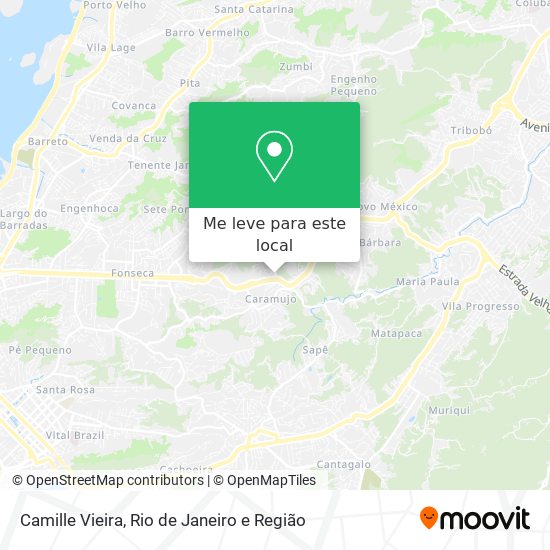 Camille Vieira mapa