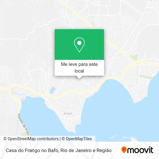 Casa do Frango no Bafo mapa