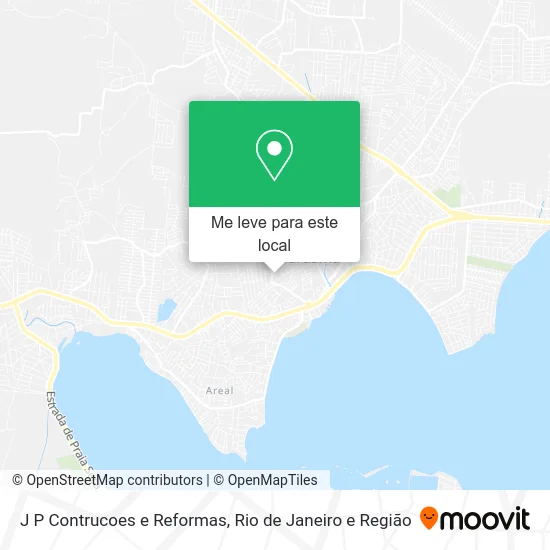 J P Contrucoes e Reformas mapa