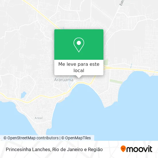 Princesinha Lanches mapa