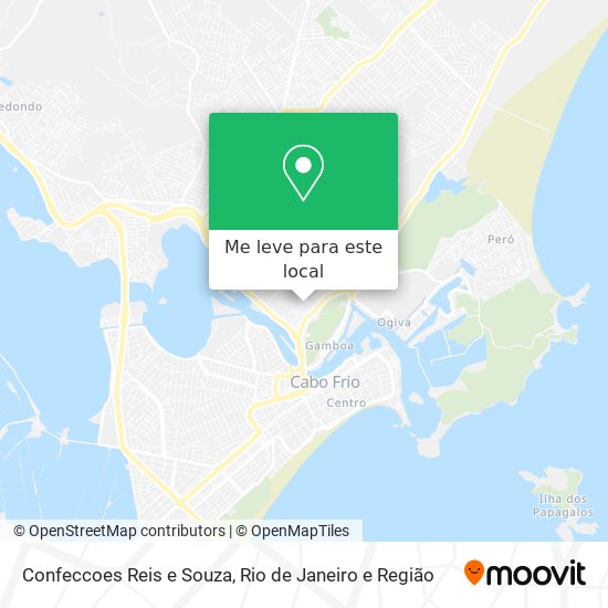 Confeccoes Reis e Souza mapa