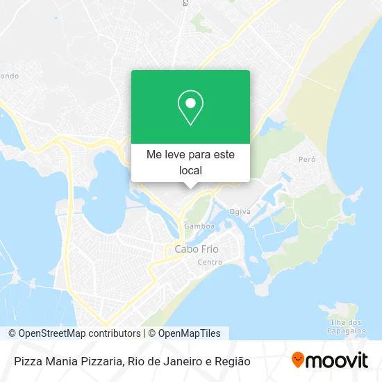 Pizza Mania Pizzaria mapa