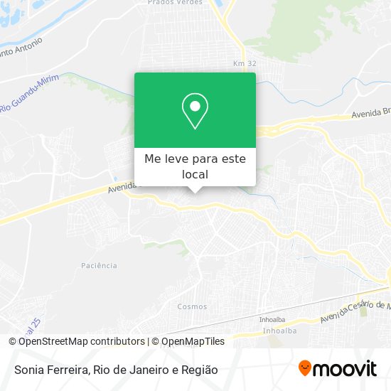 Sonia Ferreira mapa