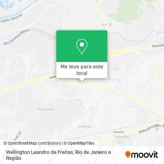 Wellington Leandro de Freitas mapa