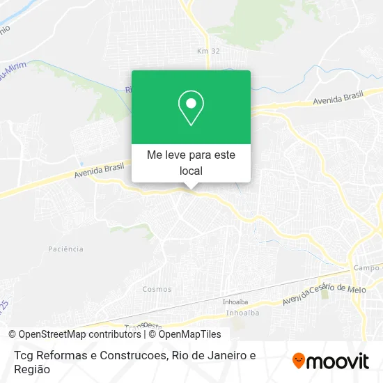 Tcg Reformas e Construcoes mapa