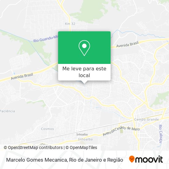 Marcelo Gomes Mecanica mapa