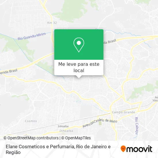 Elane Cosmeticos e Perfumaria mapa