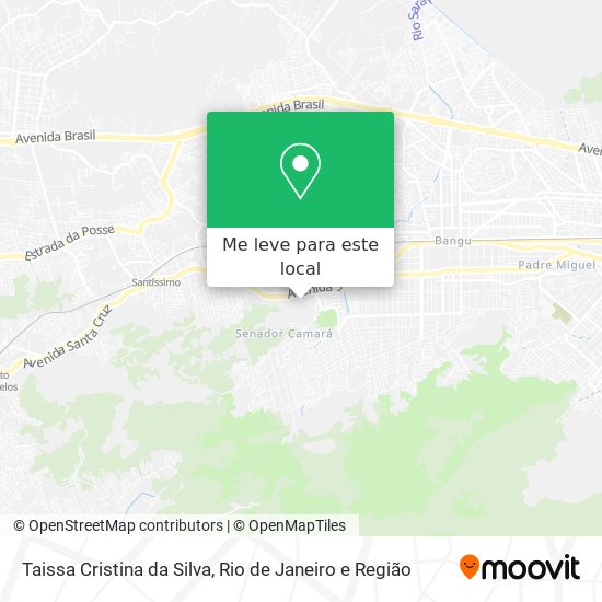 Taissa Cristina da Silva mapa