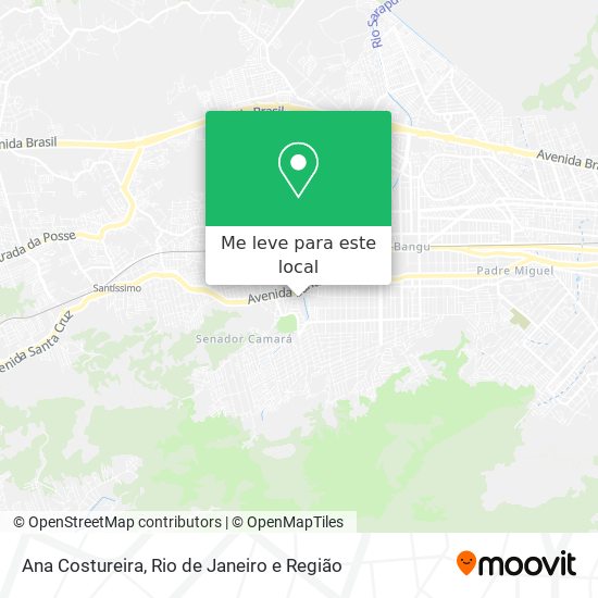 Ana Costureira mapa