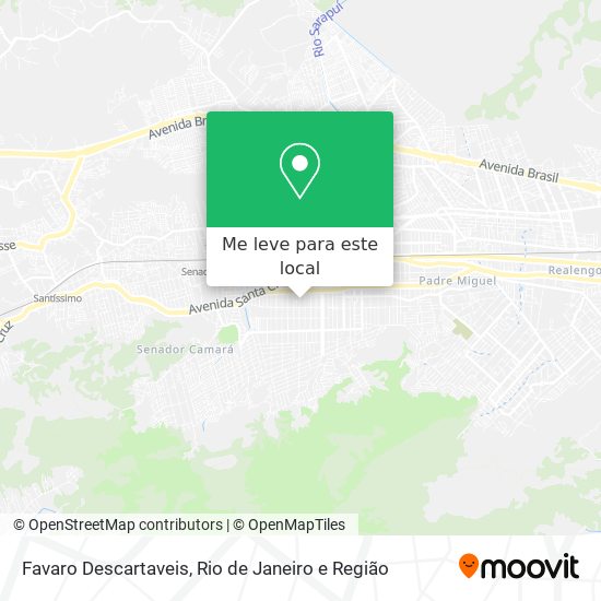 Favaro Descartaveis mapa