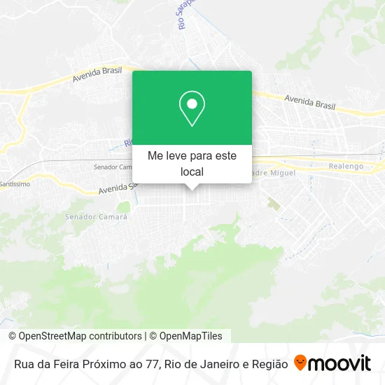 Rua da Feira Próximo ao 77 mapa