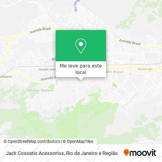 Jack Cossatis Acessorios mapa