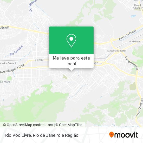 Rio Voo Livre mapa