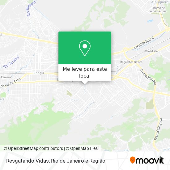 Resgatando Vidas mapa