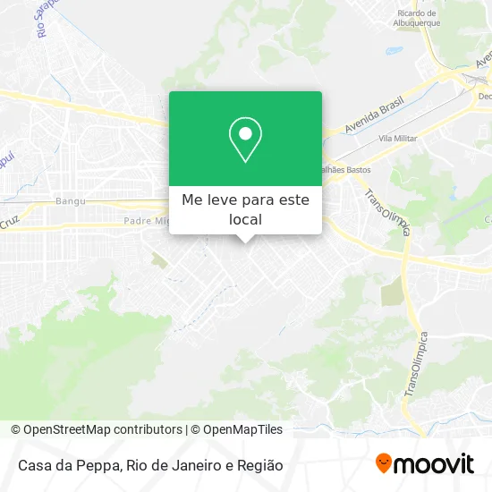 Casa da Peppa mapa