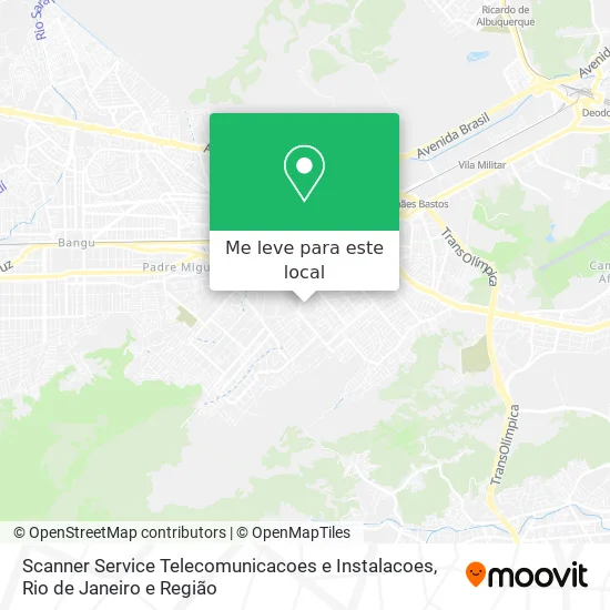Scanner Service Telecomunicacoes e Instalacoes mapa