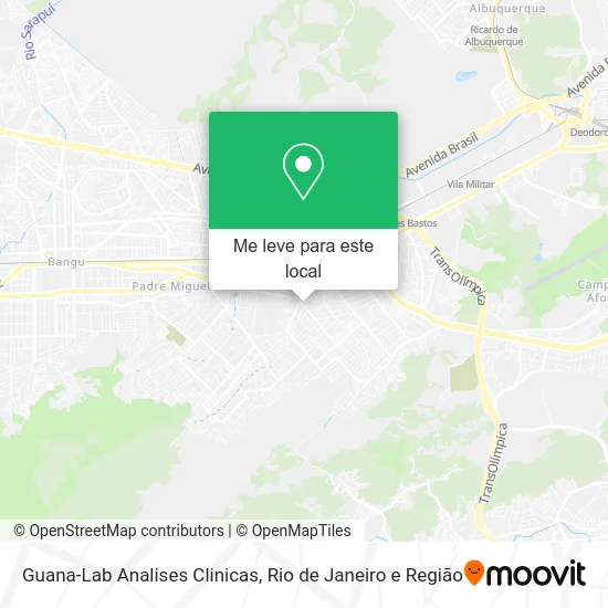 Guana-Lab Analises Clinicas mapa