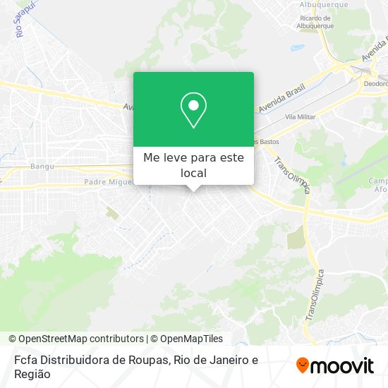 Fcfa Distribuidora de Roupas mapa