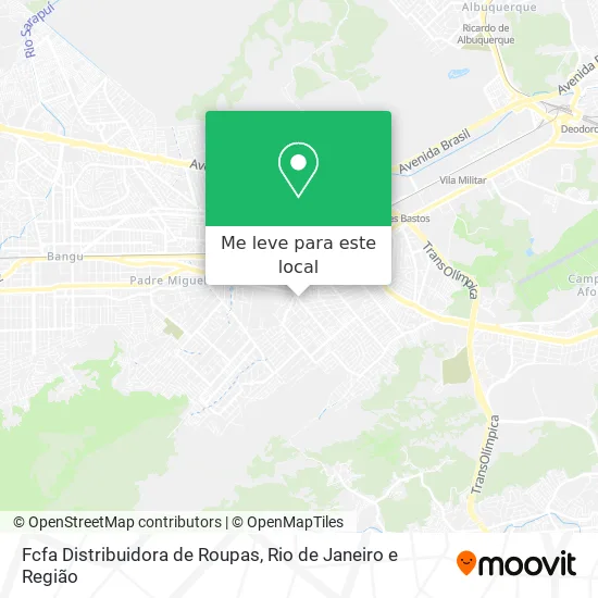 Fcfa Distribuidora de Roupas mapa