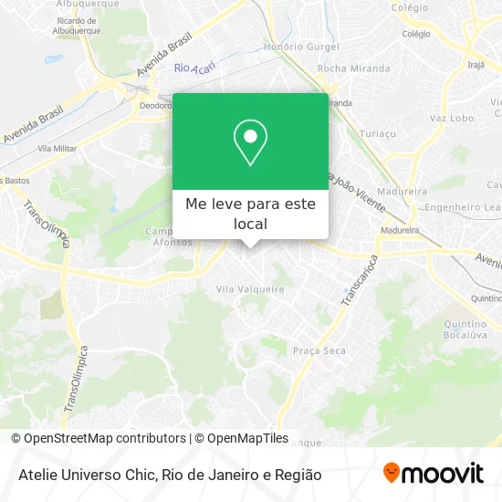 Atelie Universo Chic mapa