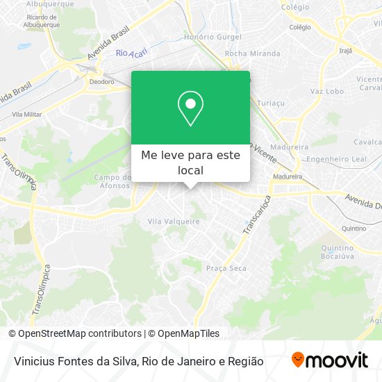 Vinicius Fontes da Silva mapa