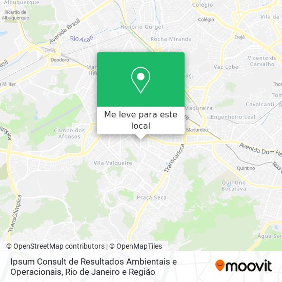 Ipsum Consult de Resultados Ambientais e Operacionais mapa