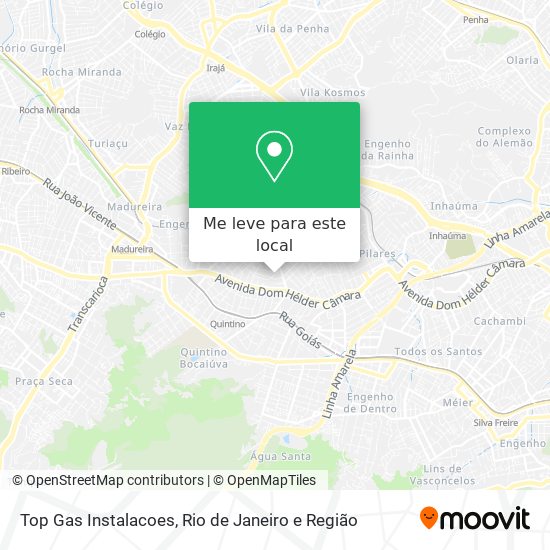 Top Gas Instalacoes mapa