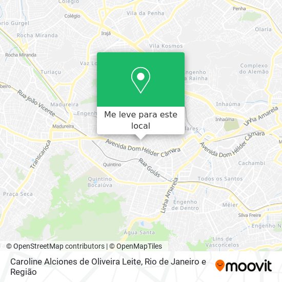 Caroline Alciones de Oliveira Leite mapa