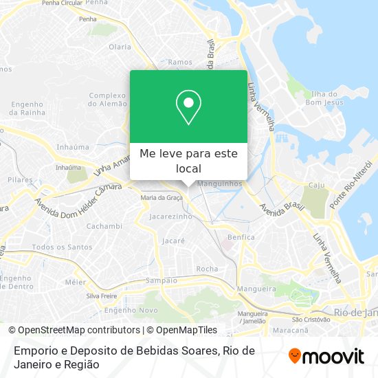 Emporio e Deposito de Bebidas Soares mapa