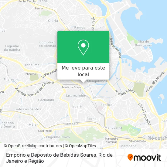 Emporio e Deposito de Bebidas Soares mapa