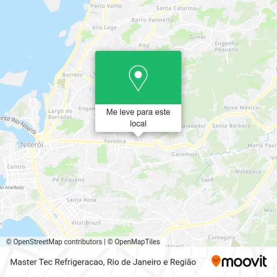 Master Tec Refrigeracao mapa