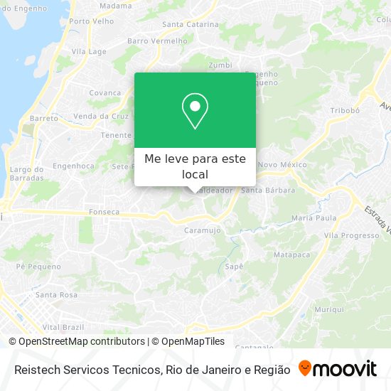 Reistech Servicos Tecnicos mapa