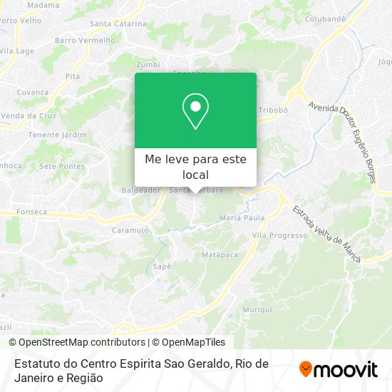 Estatuto do Centro Espirita Sao Geraldo mapa