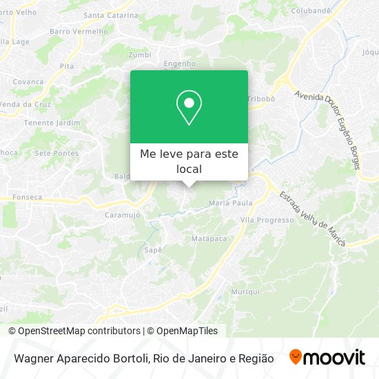 Wagner Aparecido Bortoli mapa