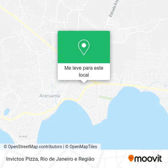 Invictos Pizza mapa