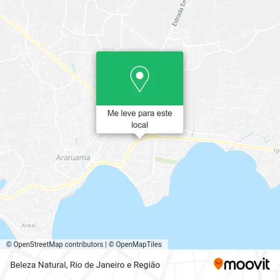 Beleza Natural mapa