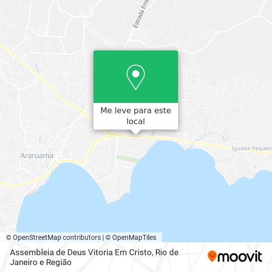 Assembleia de Deus Vitoria Em Cristo mapa