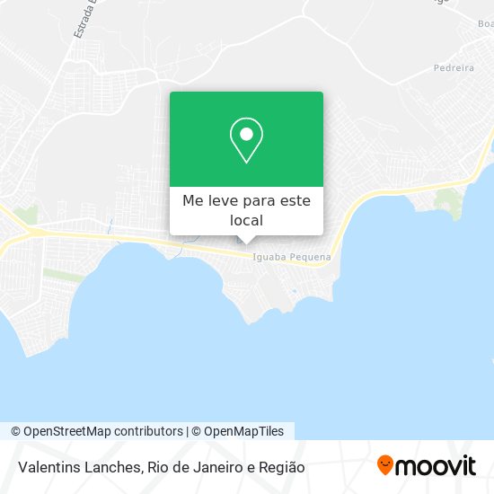 Valentins Lanches mapa