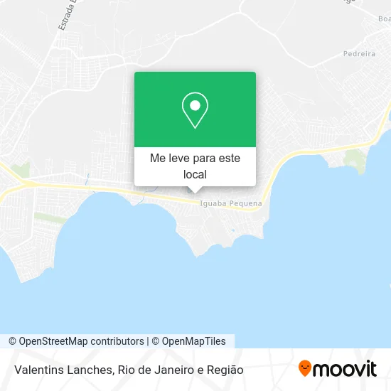 Valentins Lanches mapa