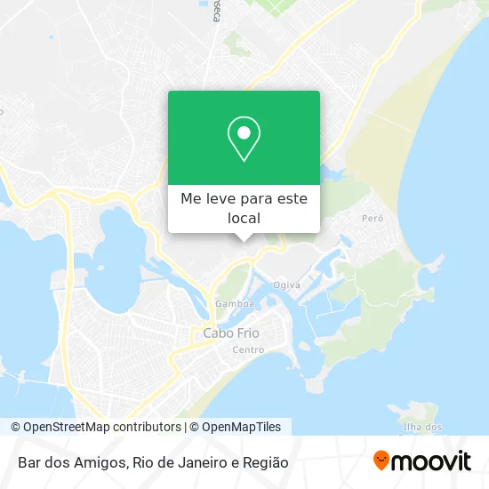 Bar dos Amigos mapa