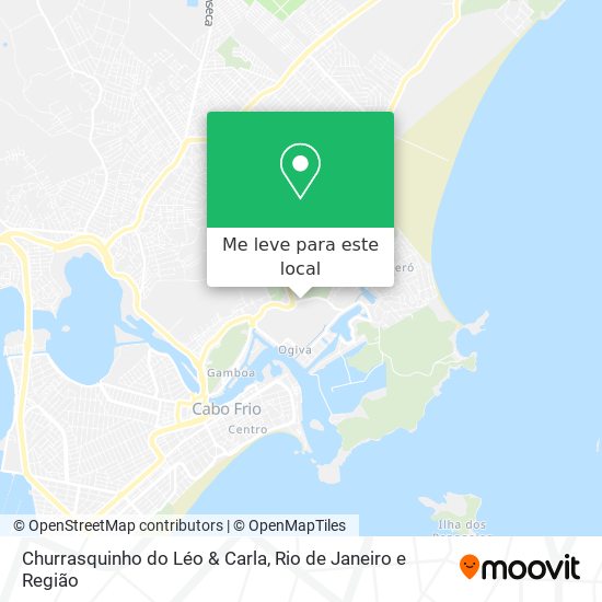 Churrasquinho do Léo & Carla mapa