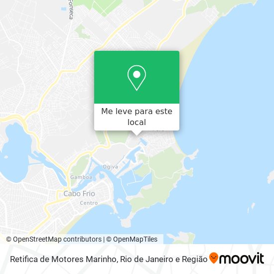 Retifica de Motores Marinho mapa