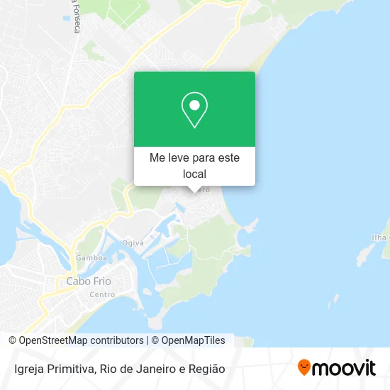 Igreja Primitiva mapa