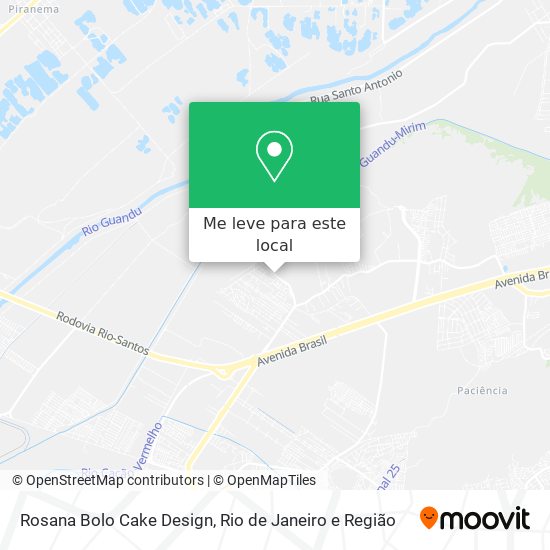Rosana Bolo Cake Design mapa