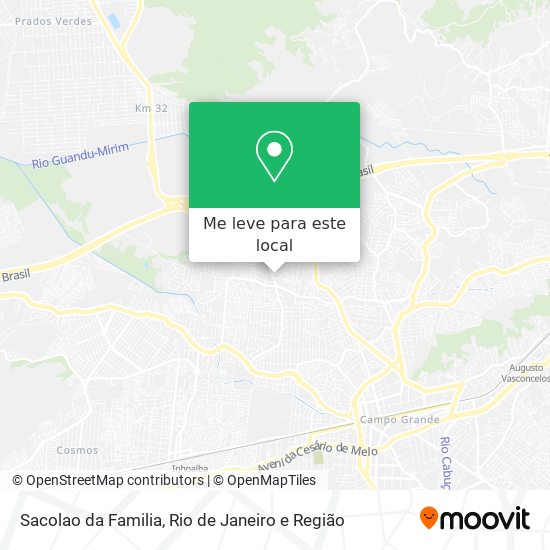 Sacolao da Familia mapa