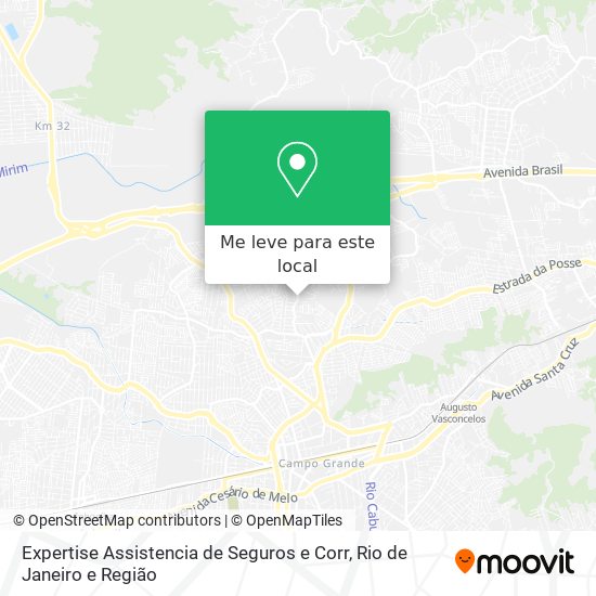 Expertise Assistencia de Seguros e Corr mapa