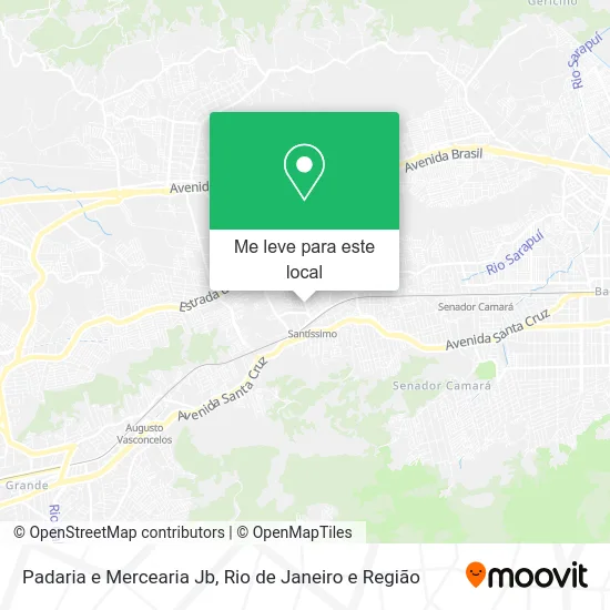 Padaria e Mercearia Jb mapa