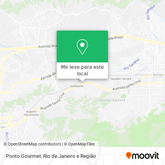 Ponto Gourmet mapa